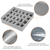 3 Pack Sock Organizer Box Foldable Damp Proof Storage 