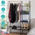 Metal Garment Hanging Rack Shoe Clothing