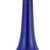 Homeroots Lighting Set of Two 26 Inch Navy Blue Glass Table Lamps, Navy Blue, Set of Two