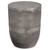 20" Silver Aluminum Round End Table