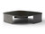 47" Black Ceramic Tile and Steel Coffee Table