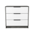 Aniston 2 piece bedroom set, white / smokey oak