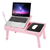 Foldable Laptop Table Bed Notebook Desk w/Cooling Fan