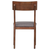 Sunset Trading Mid Century Dining Chair | Padded Performance Fabric Seat | Set of 2