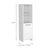 Eiffel Kitchen Pantry, Two External Shelves, Single Door Cabinet