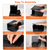 6Packs Collapsible Shoe Box Stackable Shoe Storage 