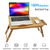 Bamboo Laptop Desk Breakfast Serving Bed