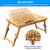 Bamboo Laptop Desk Breakfast Serving Bed