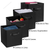 iMounTEK 4 Pack Foldable Storage Cube Bins 