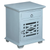 Sunset Trading Cottage Solid Wood Side or Night Table | Distressed Beach Blue Solid Wood | Fully Assembled Accent Cabinet
