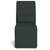 Sunset Trading Newport Slipcovered Dining Chair | Performance Fabric Washable Water-Resistant Stain-Proof | Dark Gray 