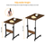 C Side Table Laptop Table Small Slim Snack Side Table