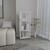 39" White Wood Three Tier Bookcase
