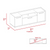 Lyon Tv Stand for TVs up to 55, One Cabinet, Double Door