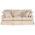 Sunset Trading Horizon Replacement Slipcover Only for T-Cushion Sofa | Performance Fabric Washable Water-Resistant Stain-Proof | Tan