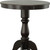 30" Espresso Solid Wood Rounded Bar Table