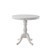 36" White Solid Wood Rounded Bar Table