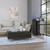 Kinsey 2 Piece Living Room Set, Bar Cart + Coffee Table