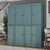 72" Aqua Solid Wood 8 Two Drawer Pantry Or Storage Closet