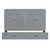 Gray Wood Queen Murphy Bed With Drawers