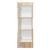 13" Natural Wood Freestanding Single Door Bathroom Vanity And Medicine Cabinet