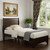 Brown Wood Twin Bed Frame