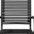Black Adjustable Swivel Bungee Rolling Office Chair