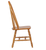 Sunset Trading Oak Selections Keyhole Windsor Dining Side Chairs | Light Oak Solid Wood | Set of 2 | Fully Assembled