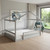 Gray Wood Full Bed Frame