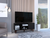 Cincinnati Tv Stand for TVs up to 57, Three Shelves, Single Door Cabinet