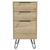 Augusta Light Dresser, Hairpin Legs, Superior Top,Three Drawers