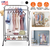 Garment Hanging Rack Clothing Hanging Rail Pillow