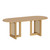 79" Unfinished Wood Oval Bar Table