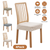 4Pack Waterproof Dining Chair SlipCover