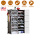 8-Tier 2-Row Shoe Rack Organizer Stackable Free Standing Shoe Storage 