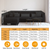 106.3x106.3x35.4inches Outdoor L Shape Sofa Covers 