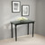 48" Black Solid Wood Rectangular Bar Table