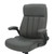 Gray Adjustable Height Swivel Rolling Executive Office Chair