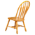 Sunset Trading Oak Selections Comfort Back Windsor Dining Side Chair | Light Oak Solid Wood | Set of 2 Fully Assembled Sidechairs