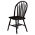 Sunset Trading Selections Windsor Arrowback Dining Side Chair | Antique Black Cherry Distressed Solid Wood | Set of 2 Fully Assembled Sidechairs