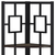 62" Espresso Metal Corner Bookcase
