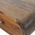 18" Brown Solid Wood One Drawer Floating Nightstand