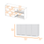 Malibu 2 Piece Kitchen Set, Kitchen Island  + Wall Cabinet