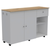 Malibu 2 Piece Kitchen Set, Kitchen Island  + Wall Cabinet