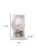4.5" X 6.75" X 7.75" Alum Globe Bookend Set Of Two