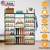 8-Tier 3-Row Shoe Rack Metal Shoe