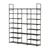 8-Tier 3-Row Shoe Rack Metal Shoe