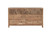 64" Brown Live Edge Solid Wood Six Drawer Dresser
