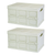 2Pcs 30L Collapsible Storage Bins 