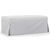Sunset Trading Newport Slipcovered 44" Wide Ottoman | Performance Fabric Washable Water-Resistant Stain-Proof | White 